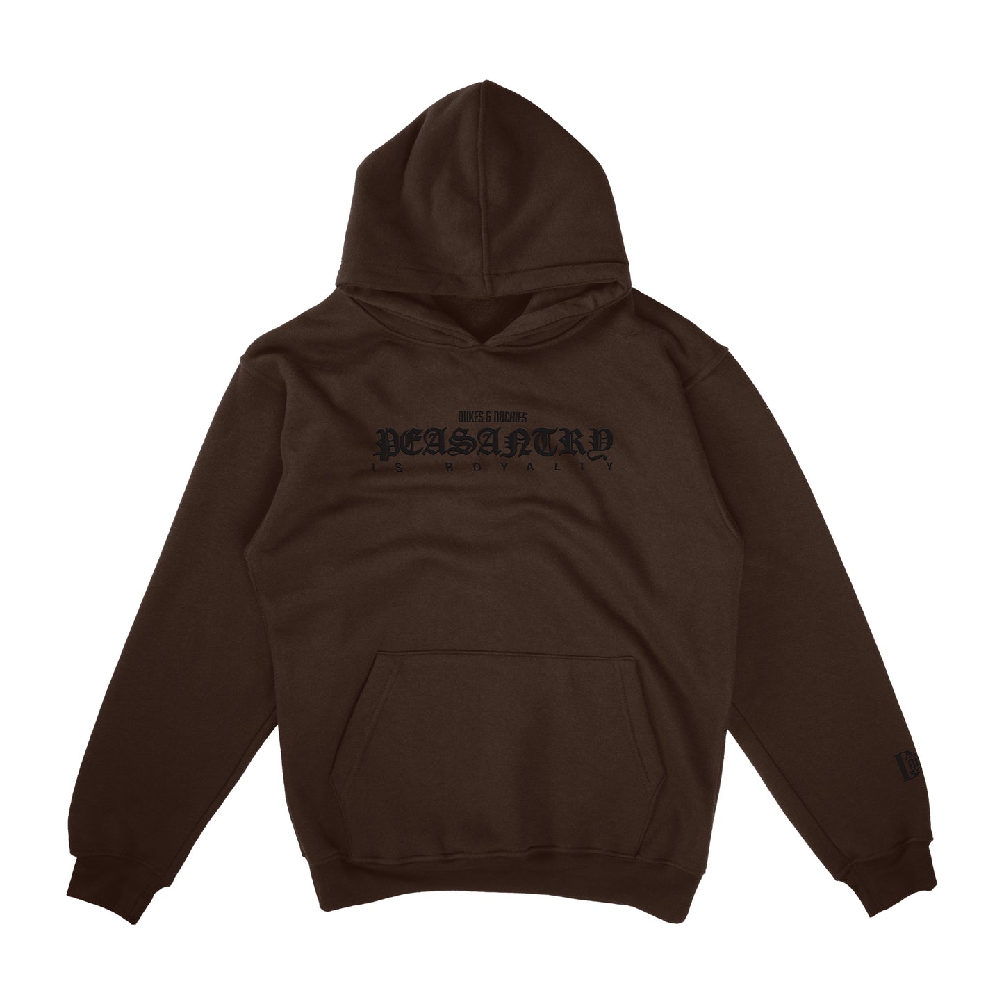 premium - hoodie - Dukes & Duchies - sweater - brown