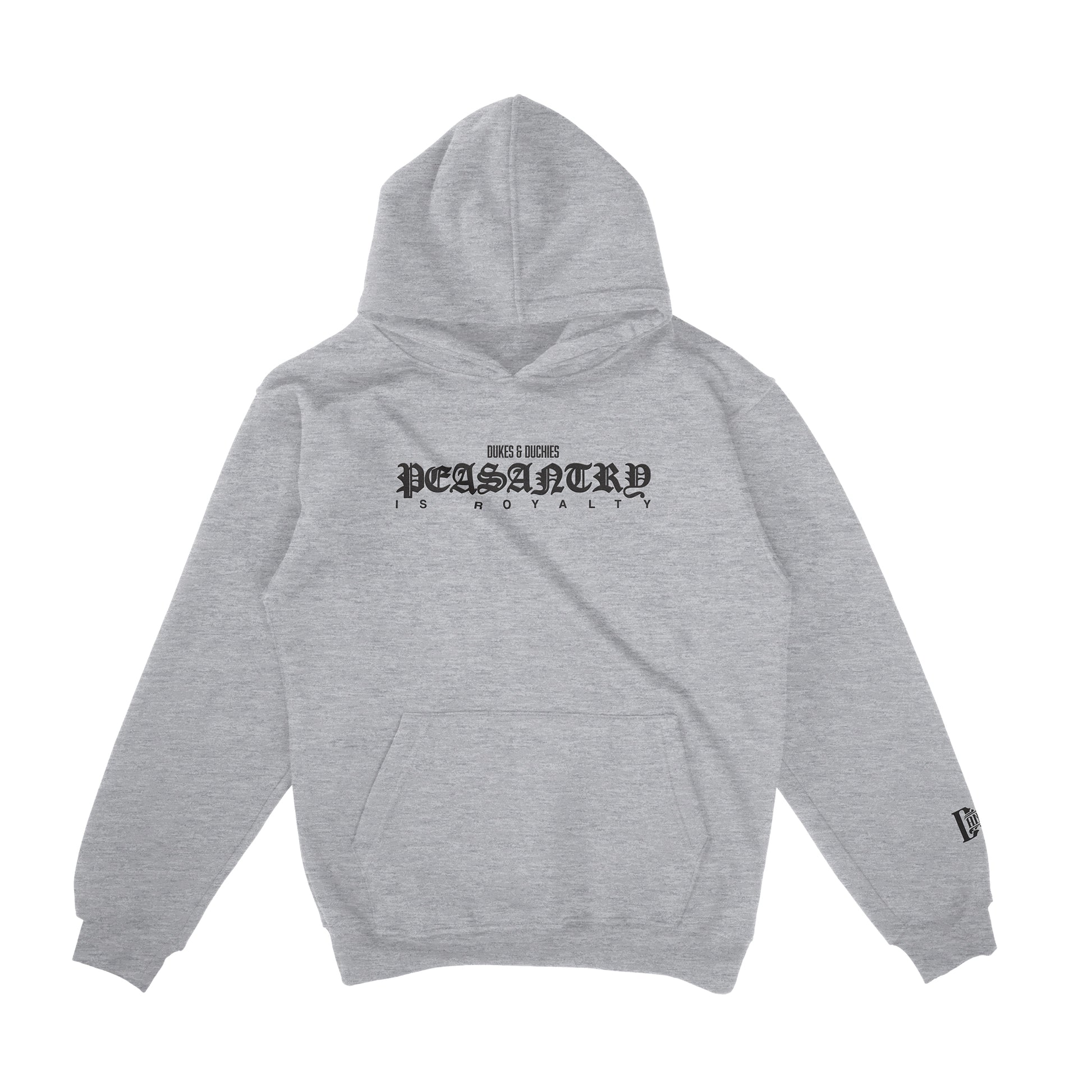 premium - hoodie - Dukes & Duchies - sweater - heathergrey