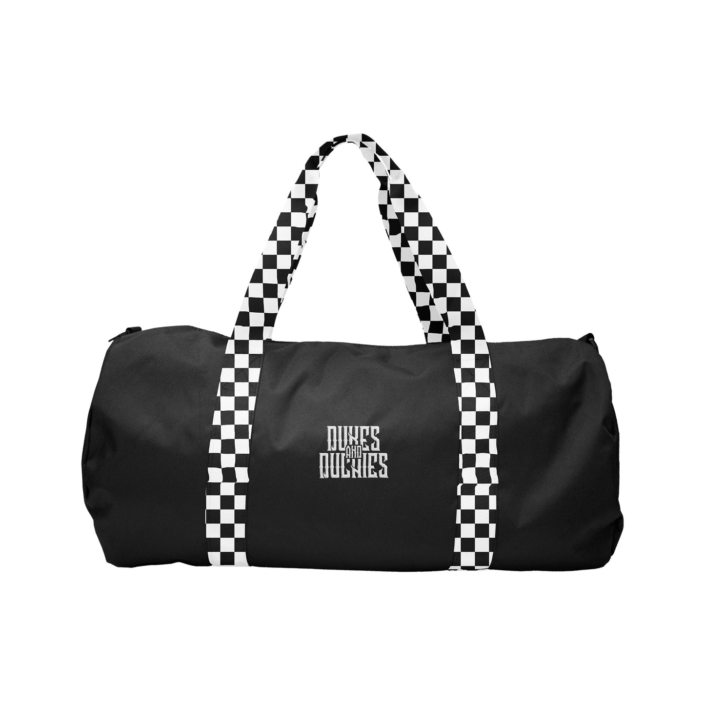 Finish Line Duffle Bag - Dukes & Duchies - bags - 29 Liter - Black/Checkered - 