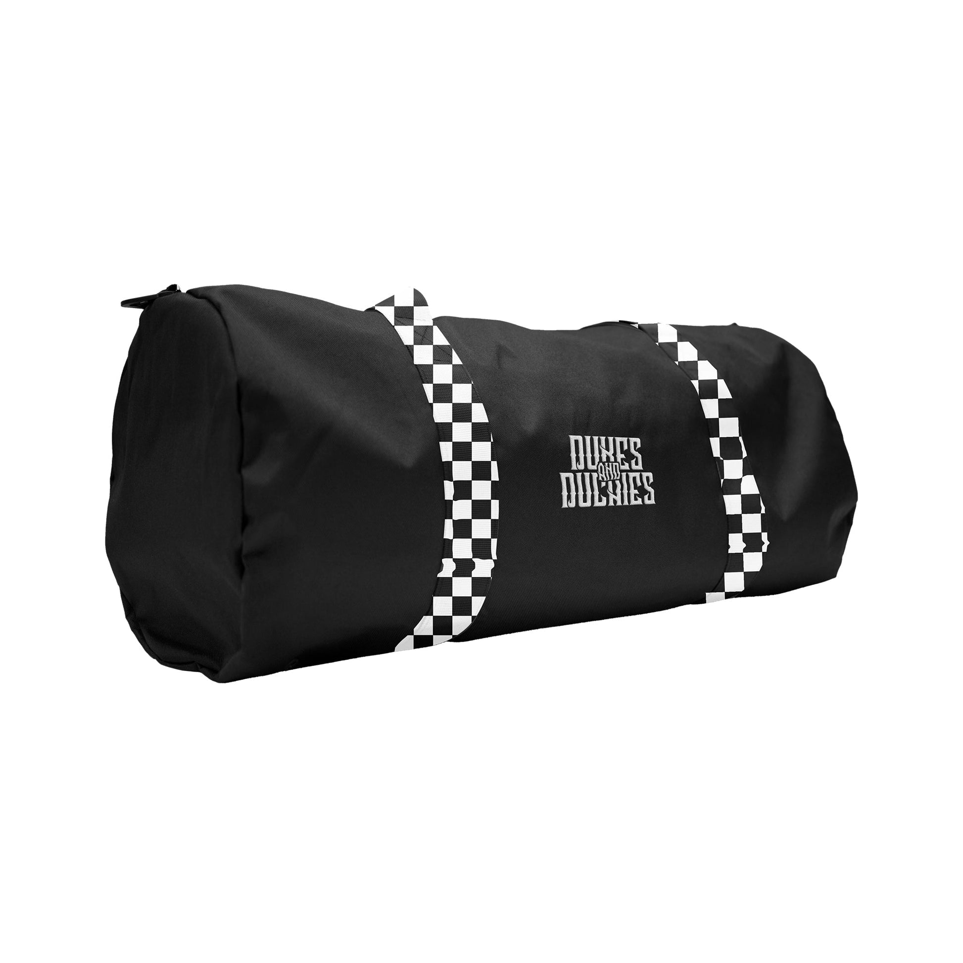 Finish Line Duffle Bag - Dukes & Duchies - bags - 29 Liter - Black/Checkered - 