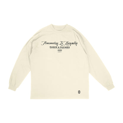 P.I.R. Premium LS Tee - Dukes & Duchies - Long Sleeve - S - Black - 