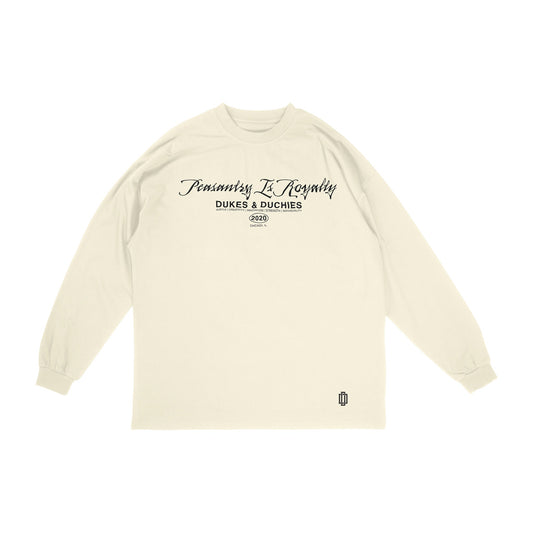 P.I.R. Premium LS Tee - Dukes & Duchies - Long Sleeve - S - Black - 