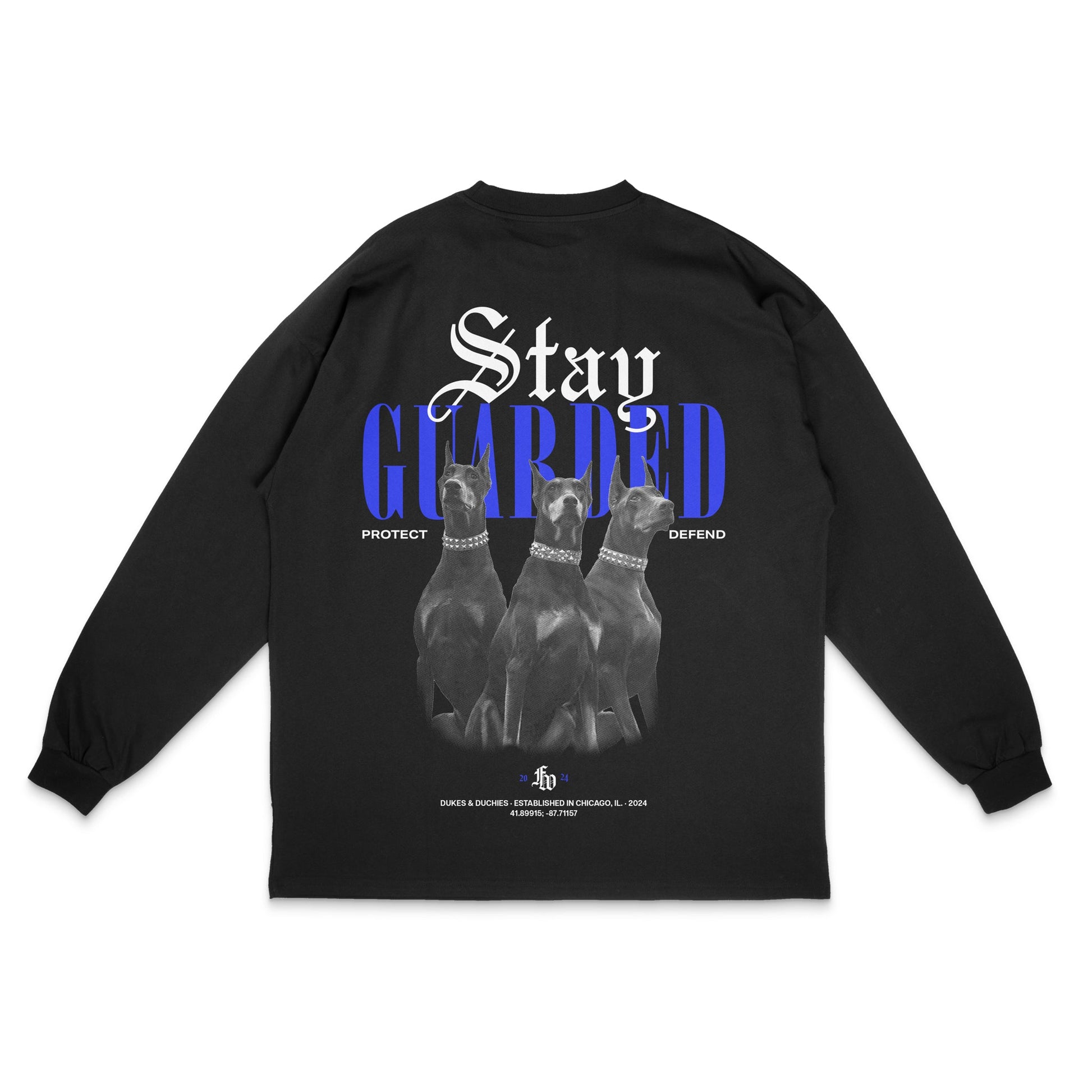 Stay Guarded Crewneck - Dukes & Duchies - Sweater - XS - Black - 